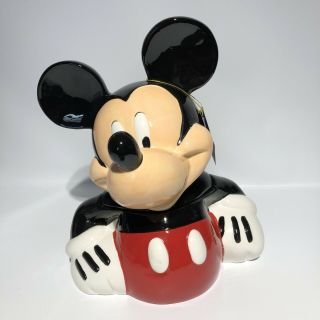 Disney Mickey Mouse Ceramic Cookie Jar 11 