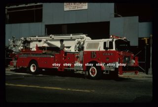 York City Ladder 15 1981 Mack Cf Baker 75 