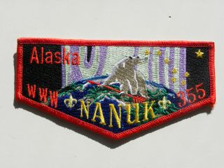Oa Order Of The Arrow Nanuk Lodge 355 Flap
