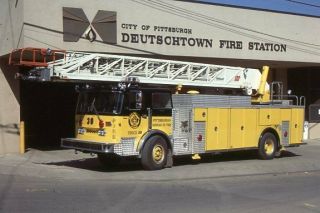 Pittsburgh Pa Truck 39 1985 Duplex Thibault 100 
