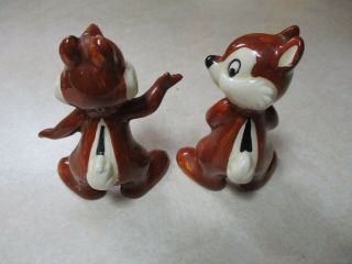 RARE Vintage Disney Japan Chip and Dale Chipmunk Figurines 3 