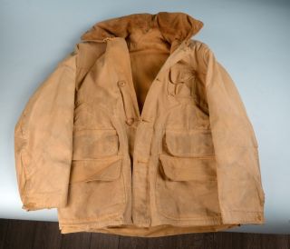 Vintage Red Head Bone Dry Canvas Hunting Field Jacket - Medium/large