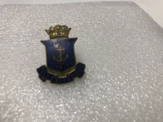 Vintage Merchant Navy Badge Ship Naval Hmas Tingira Old Boys Association