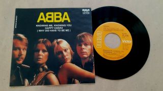 Abba (knowing Me,  Knowing You) 45rpm Mexico Rca Sp 4785 Ps Mexico