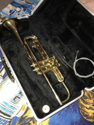 Vintage Selmer Bundy Trumpet Designed By Vincent Bach In Hard Case