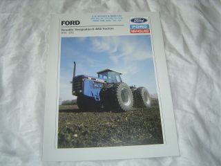 Ford Holland Versatile 946 976 4wd Tractor Brochure
