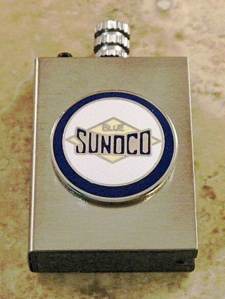 Sunoco Blue Gasoline Permanent Match Lighter