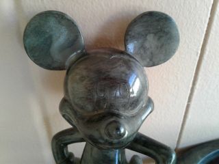 Disney Mickey Mouse Black Pillar Candle Holder Only