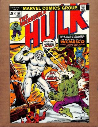 Incredible Hulk 162 - Near 9.  2 Nm - Marvel 1973 - 1st App Wendigo