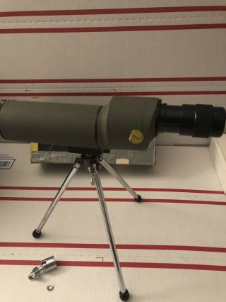 Bushnell Competitor 20x40 Spotting Scope With Stand Vintage Spotting Scope