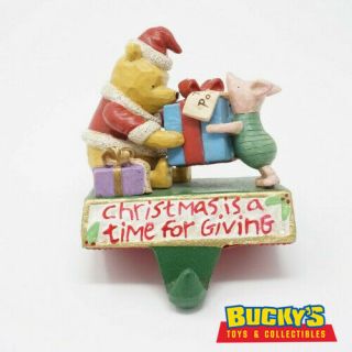 Disney Winnie The Pooh And Piglet Christmas Is A Time For Giving Stocking Holder