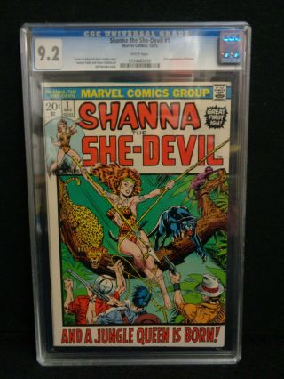 Marvel Comics Shanna The She - Devil 1 Cgc Graded 9.  2 First Appearance Of Shanna