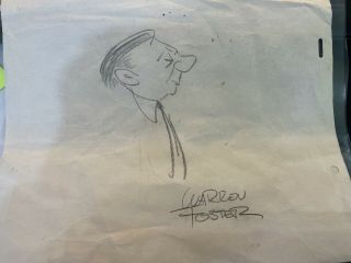 Mr.  Magoo Warren Foster Pencil Drawing