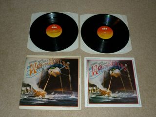 Jeff Waynes War Of The Worlds Vinyl Double Album Lp Record,  Booklet Ex,  /nr