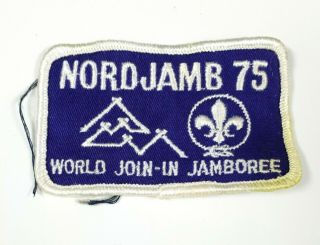 Nordjamb 75 World Scout Jamboree World Join In Jamboree 1975 - Patch Badge
