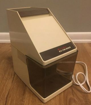 Vintage Rival Electric Ice Crusher Model 840/1 Removable Cup Cocktails For Two
