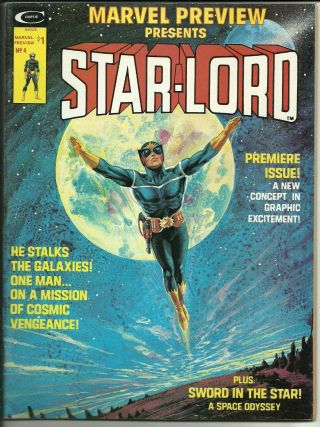 Marvel Preview 4 Vf - (7.  5) First Appearance Of Star - Lord