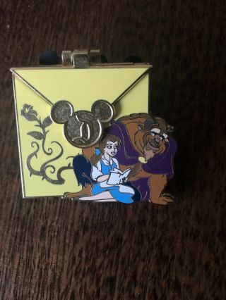Disney Pin 96664 Movie Milestones - Beauty And The Beast Le 2000 Belle And Beast