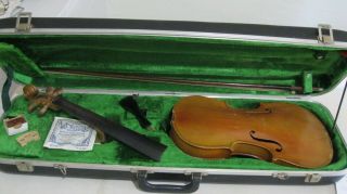 Vintage Vuillaume A Paris 4/4 Violin With Etc & Case