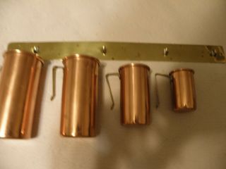 Set Of Copper Measuring Cups