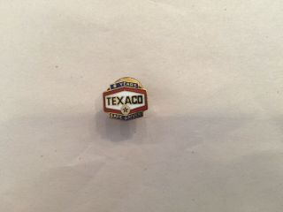 Texaco 8 Years Safe Driver Pin 1/10 10kt Gold