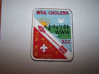 Oa 322 Woa Cholena Ex1989 - 3 Pow Wow,  Mobile Area Council,  Mobile,  Al
