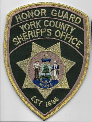 York County Sheriff Honor Guard State Maine Me