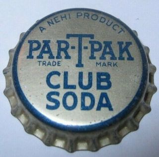 Par - T - Pak / Nehi Club Soda Bottle Cap; Cork