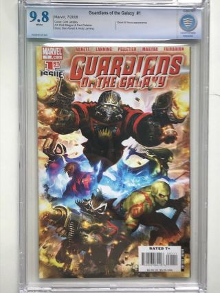 Guardians Of The Galaxy 1 (2008) Cgc 9.  8 1st Appearance Of The Mcu Gotg Team