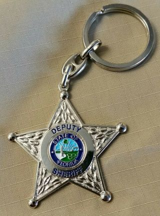Keychain Florida Deputy Sheriff Star