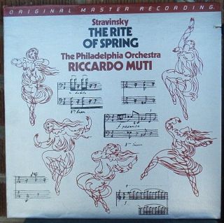 Audiophile Japanese Mfsl Half Speed Ricardo Muti The Rite Of Spring - Nm Vinyl