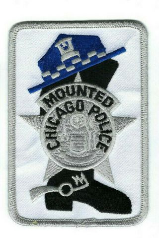 Chicago Il Illinois Police Mounted Patch -