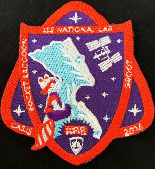 Rare - Nasa Marvel Iss Casis Mission Space Patch - 3 " Width 3.  5 " Length