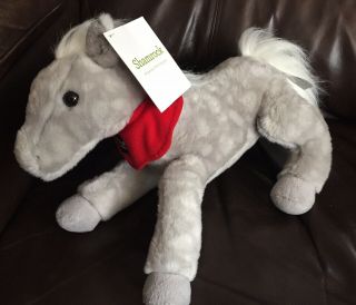 Wells Fargo Shamrock 15” Horse Dappled Gray Legendary Pony Plush Stuffed Animal