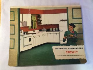 Vintage Crosley Kitchen Appliances Promos Contest Comic Book Folder