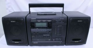 Vintage Sony Boombox Cfd - 600 Cd Compact Changer Disc Cassette Am/fm Great