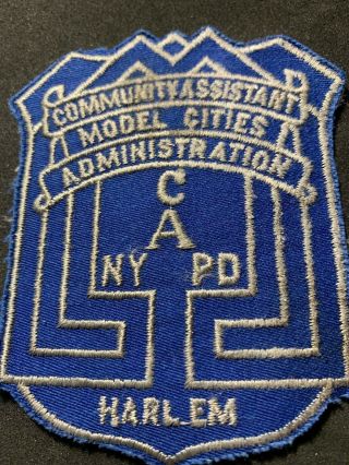 Old York Police Dept.  Patch Community Assistant Harlem