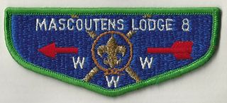 Mascoutens Lodge 8 Early Oa Flap,  S1,  Merged In 2013