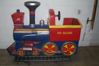 Rio Grande Old 5 Train Coin Operated Kiddie Ride Number 5