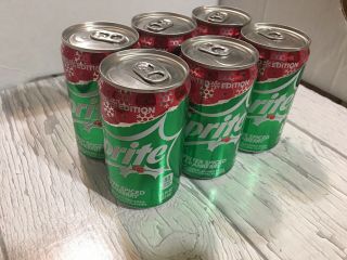 6 Pack 7.  5 Oz Sprite Winter Spiced Cranberry Limited Edition