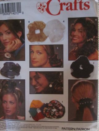 8524 Vintage Simplicity Sewing Pattern Craft Hair Accessories Uncut