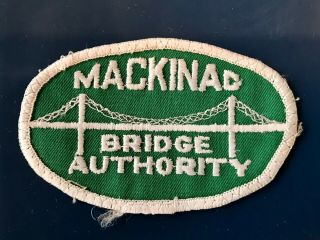 State Of Michigan Police Patch Mackinac Bridge Authority -