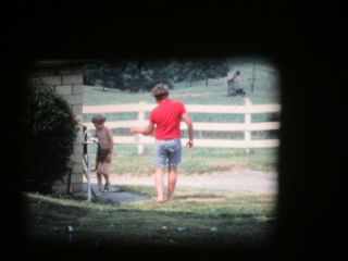 8 8mm Movie Video Film Reel Yoder Family Doylestown Ohio Water Hose Fight 3