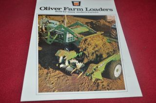 Oliver Tractor 1210 1514 1610 1710 Farm Loader Dealer Brochure Cdil