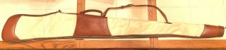 Vintage Jumbo Brand Hand Tooled Leather Rifle Case -