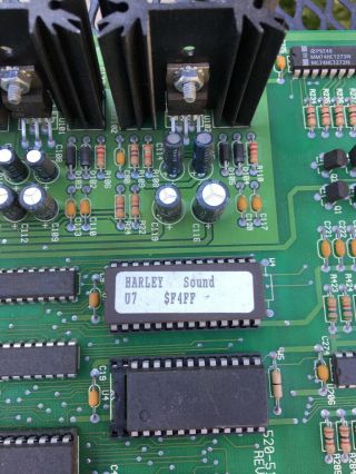 Stern Harley Davidson 520 - 5136 - 00 Pinball Machine CPU/Sound Board PCB MPU 3