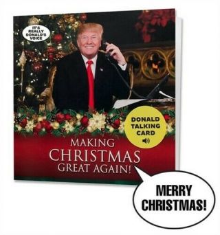 Talking Trump Christmas Card Version 2