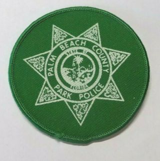 Old Defunct Palm Beach County Florida Park Police 3.  25 " Patch