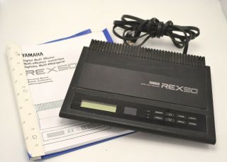 Yamaha Rex50 Digital Multi Effector Vintage Fx Unit Rex 50