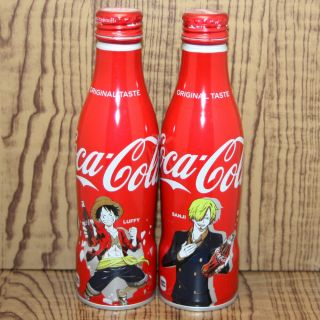 One Piece Coca Cola Empty Bottle Set Universal Studios Usj Limited Light Dent B